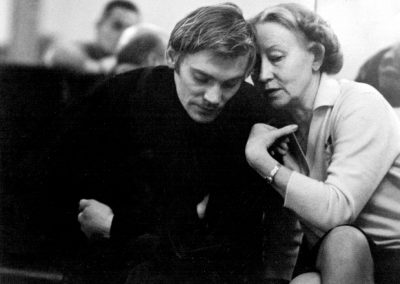 Galina Ulanova with Vladimir Vasiliev.1970-s
