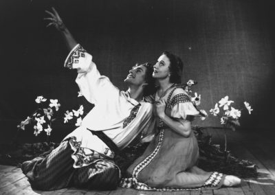 The Tale of the Stone Flower. Vladimir Kondratov as Danila, Galina Ulanova as Katerina